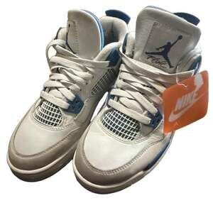 Air Jordan 4 Retro Military Blue Size 5Y Industrial Blue